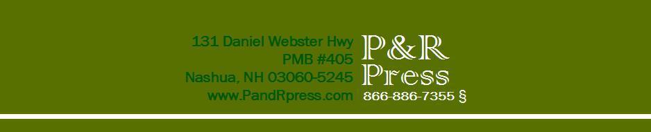 Logo for P&R Press--Music, Chord Theory, Harmony, and Lyric Books, 
Guitar Soloing Lesson Books